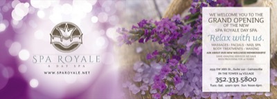 Spa Royale advertisement — Our Town Gainesville